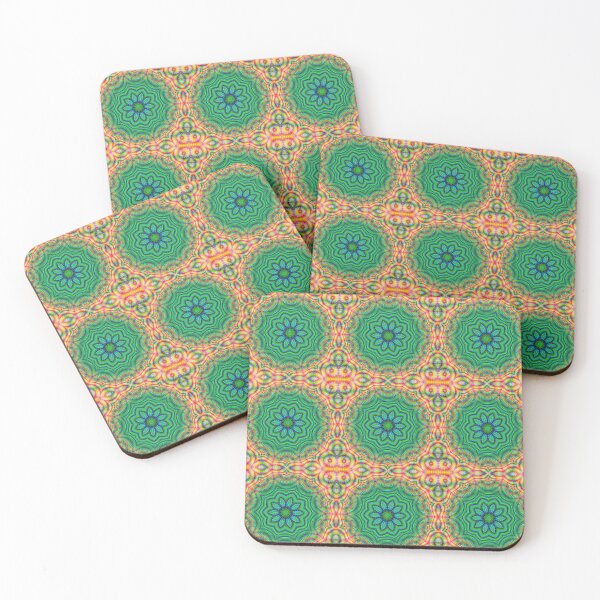 Item preview, Green Fractal Kaleidoscope designed and sold by bloomingvine.