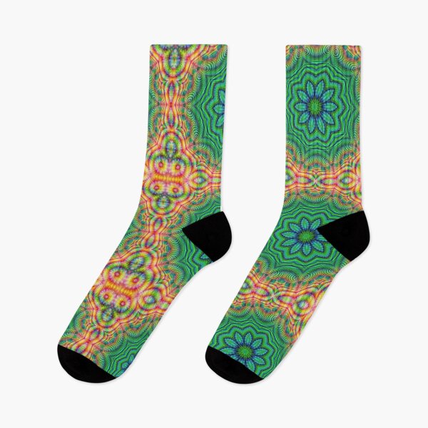 Item preview, Green Fractal Kaleidoscope designed and sold by bloomingvine.
