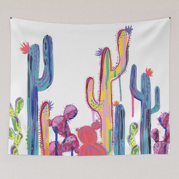 Item preview, EmmaJonesArt Rainbow Cacti designed and sold by emmajonesart.