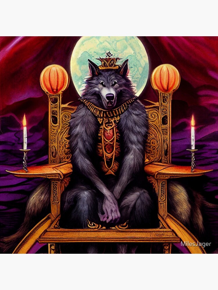 The Emperor Werewolf Tarot Poster For Sale By Milesjager Redbubble 