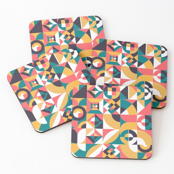 Item preview, Bauhaus Geometric Pattern 4 designed and sold by Getspampered.
