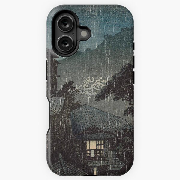 Item preview, Kawase Hasui Tochinoki Hot Springs in Higo Province (Higo Tochinoki onsen), from the series Selected Views of Japan (Nihon fûkei senshû) designed and sold by TeeARTHY.