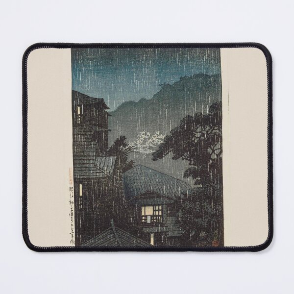 Item preview, Kawase Hasui Tochinoki Hot Springs in Higo Province (Higo Tochinoki onsen), from the series Selected Views of Japan (Nihon fûkei senshû) designed and sold by TeeARTHY.