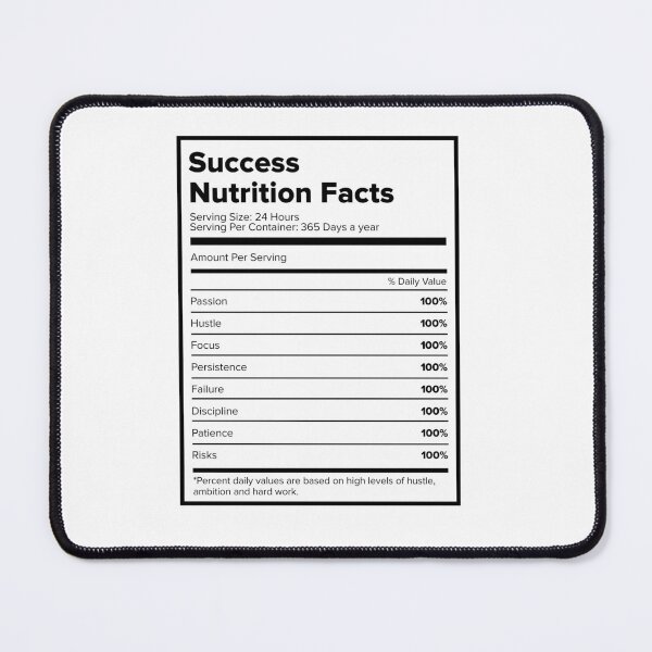 Item preview, Success Nutrition Facts designed and sold by lelenator.