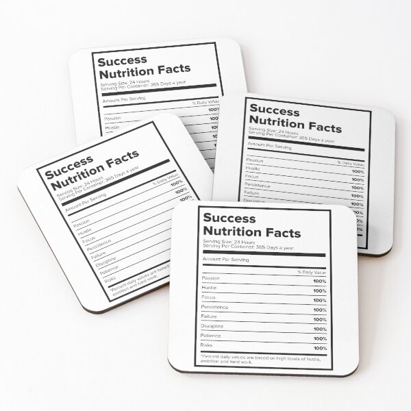 Item preview, Success Nutrition Facts designed and sold by lelenator.