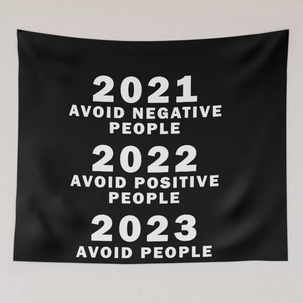 Item preview, Funny Happy New Year 2023 - New Year Eve 2023, 2021 Avoid Negative People designed and sold by Waleedw.