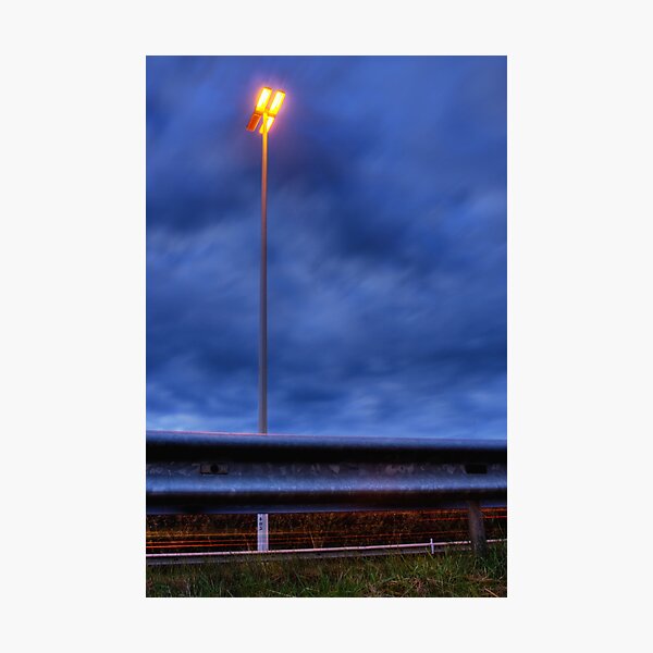Speedway lamp Photographic Print