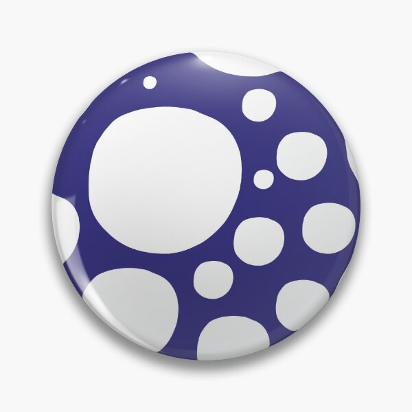 Aperçu de l'œuvre Motif à pois blancs bleu foncé créée et vendue par ArtOrg.