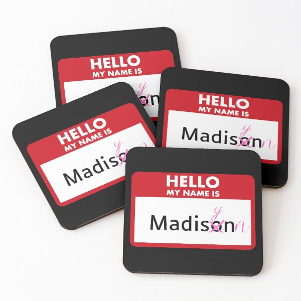 Item preview, Madisynn Name Tag Corrected Pink designed and sold by LatterDaze.