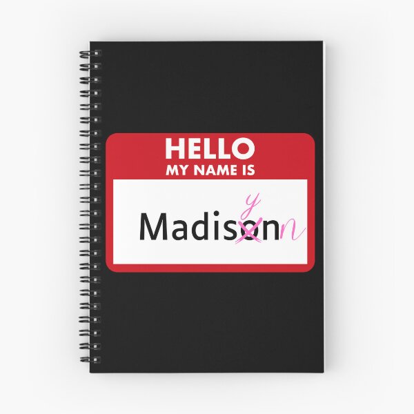 Item preview, Madisynn Name Tag Corrected Pink designed and sold by LatterDaze.