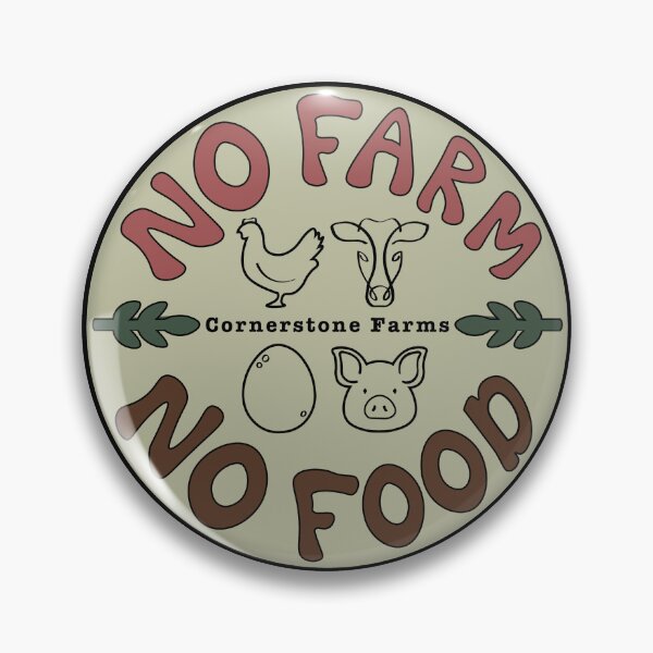 Item preview, No Farm, No Food designed and sold by Mary Grace Steverson.
