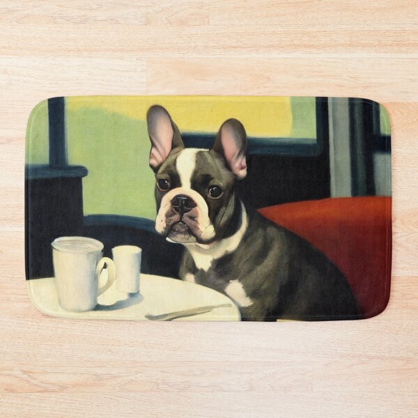 Item preview, Adorable Boston Terrier Enjoying his coffee designed and sold by ArchiesGallery.