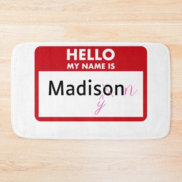 Item preview, Madisynn Name Tag Corrected Pink designed and sold by LatterDaze.
