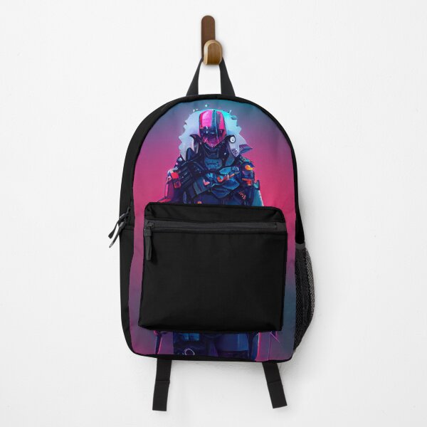 Item preview, Cyberpunk Warrior in Neon colored Tokyo designed and sold by devath.
