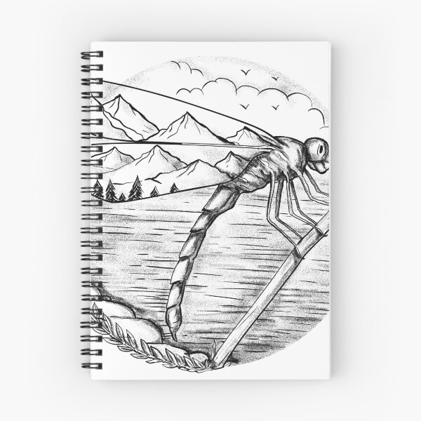 Item preview, Dragonfly  Mountain inside Wings Tattoo designed and sold by patrimonio.