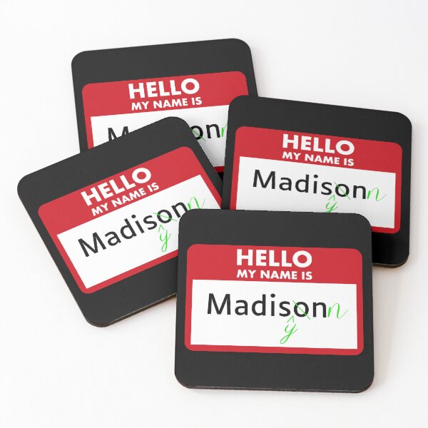 Item preview, Madisynn Name Tag Corrected Green designed and sold by LatterDaze.
