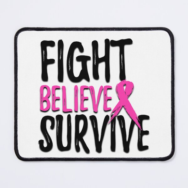 Item preview, Breast Cancer Fight Believe Survive designed and sold by Wickedsherry13.