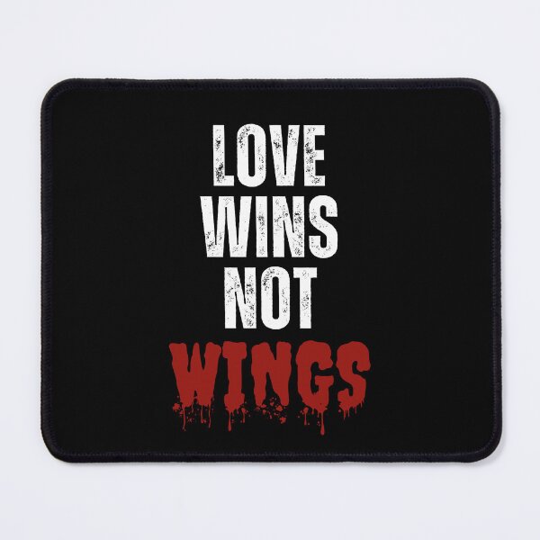 Item preview, Love Wins Not Wings Vegan designed and sold by IntegrityDesign.