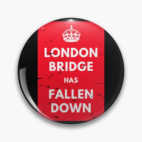 Item preview, London Bridge Has Fallen Down | Distressed Poster designed and sold by RuggedRoo.