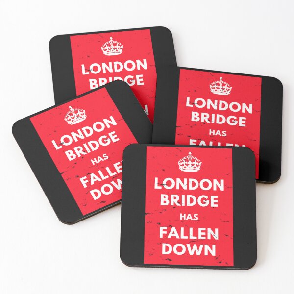 Item preview, London Bridge Has Fallen Down | Distressed Poster designed and sold by RuggedRoo.