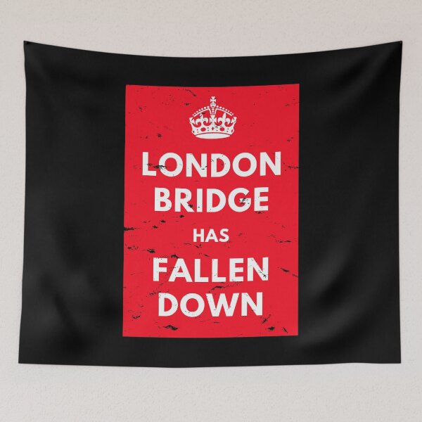 Item preview, London Bridge Has Fallen Down | Distressed Poster designed and sold by RuggedRoo.