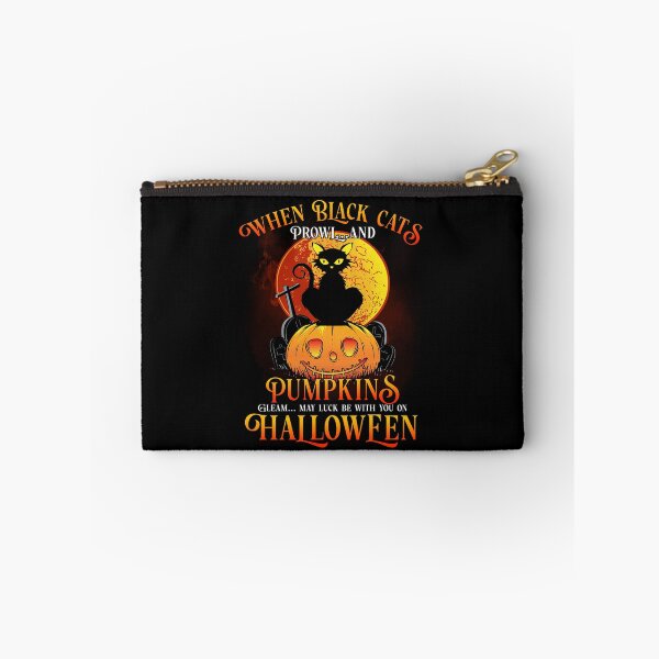 Item preview, Halloween Present When Black Cats Prowl And Pumpkins Gleam Happy Halloween designed and sold by ElzaMathurinppi.