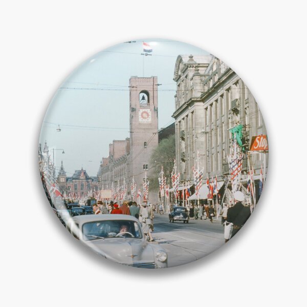 Item preview, 1950s - Dam Square, View of Amsterdam with Traffic designed and sold by thatwaslife.