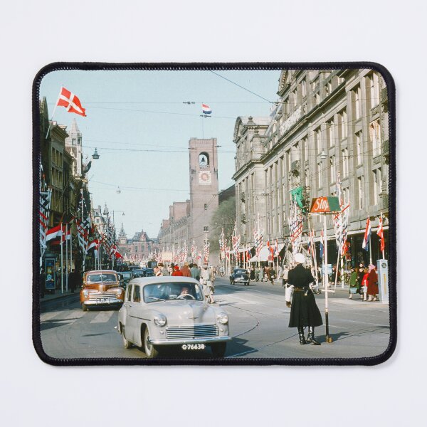 Item preview, 1950s - Dam Square, View of Amsterdam with Traffic designed and sold by thatwaslife.