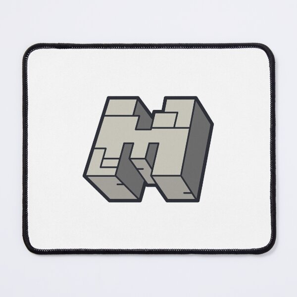 Item preview, Minecraft Logo Gray designed and sold by jamcaYT.