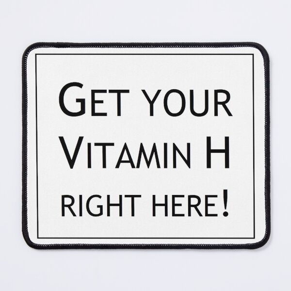 Item preview, Vitamin H... BLACK FONT designed and sold by nature. electrified..