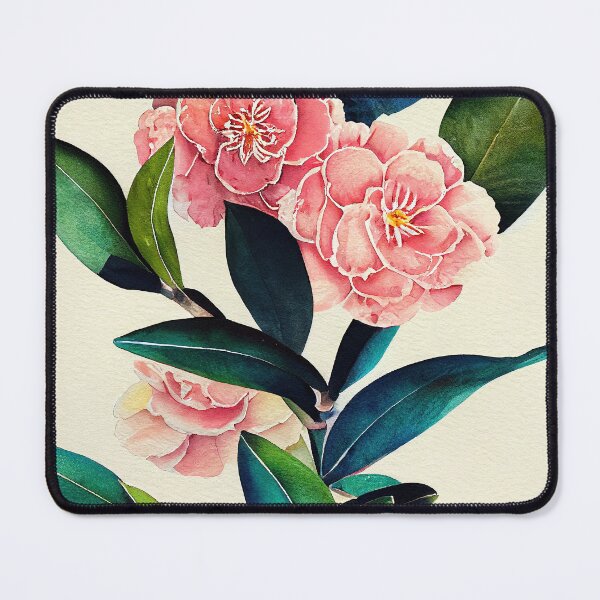 Item preview, Camellia Floral Print designed and sold by ThePurpleMelon.