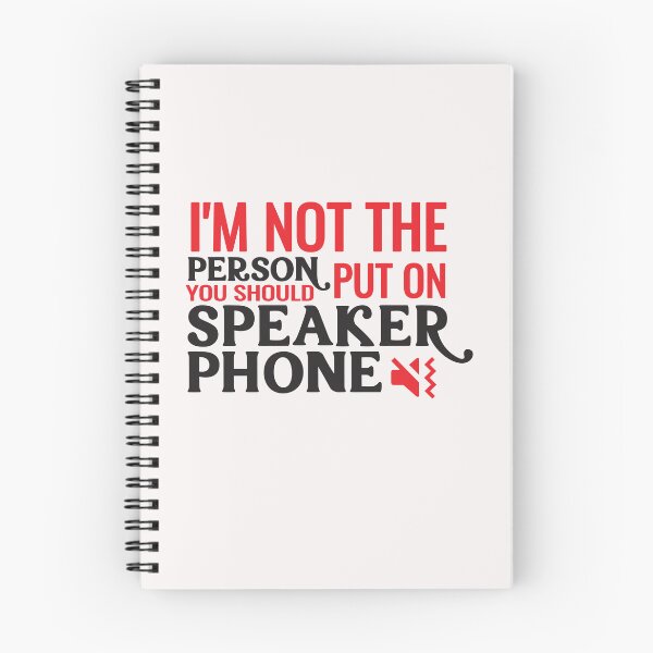 Item preview, I am not a person you should put on speakerphone designed and sold by Nedskr.