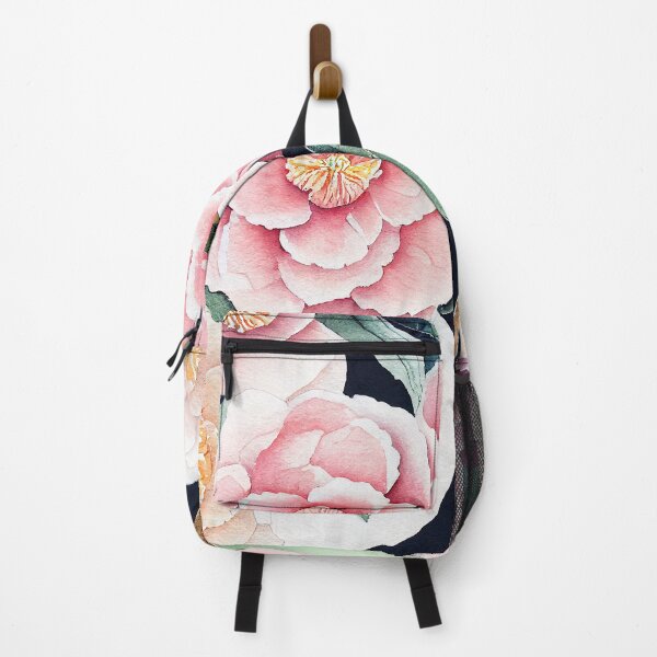 Item preview, Camellia Floral Print designed and sold by ThePurpleMelon.