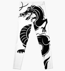 Dragon T-shirt - China Black Dragon Leggings