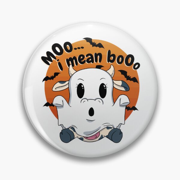 Item preview, Moo I Mean Boo Cow Costume Happy Halloween Ghost Cow designed and sold by Amazing Designs.