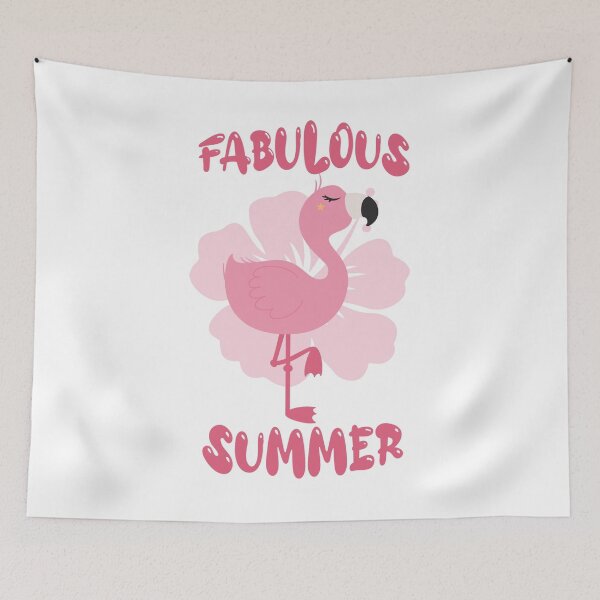Item preview, Summer, Summer! - Fabulous Flamingo designed and sold by WisdomInspired.