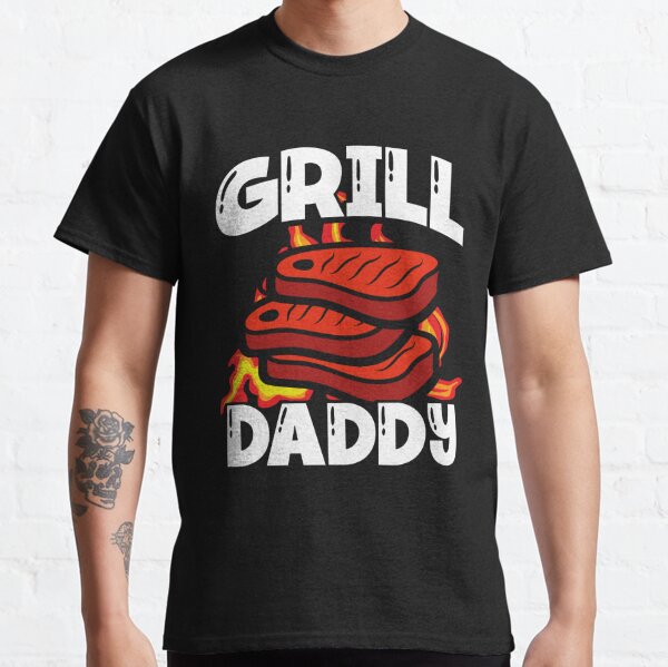 BBQ Daddy - Barbecue Grill Master Grillfather Grill Dad Shirt Fathers Day Funny Grillin Gag Birthday Parent Humor Man Smoke Show Smokin