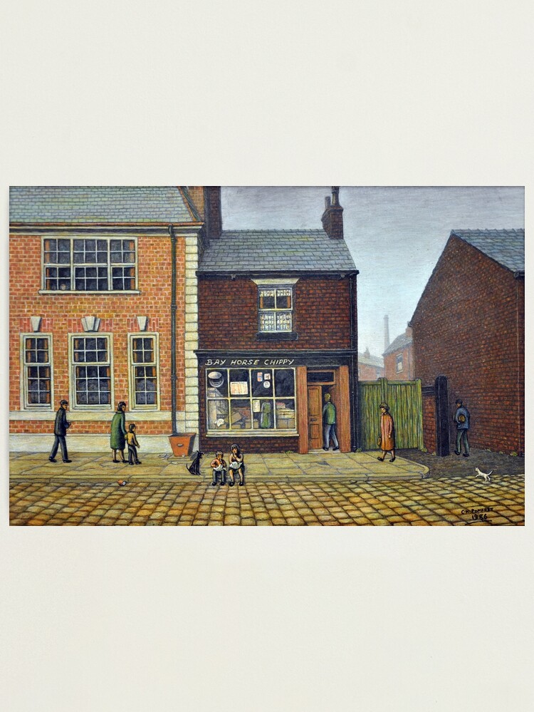 Thumbnail 2 of 3, Photographic Print, “Bay Horse Chippy” Chip Shop by Clarice H Pomfret designed and sold by CHPomfret.