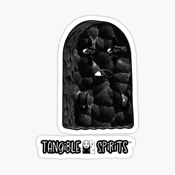 Tangible Spirits™ ~ Ominous Obsidian Muse of Tragedy Sticker