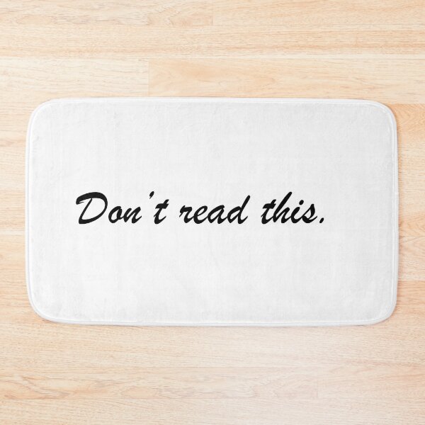Item preview, Don't read this designed and sold by MarioMall01.