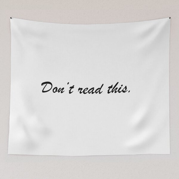 Item preview, Don't read this designed and sold by MarioMall01.