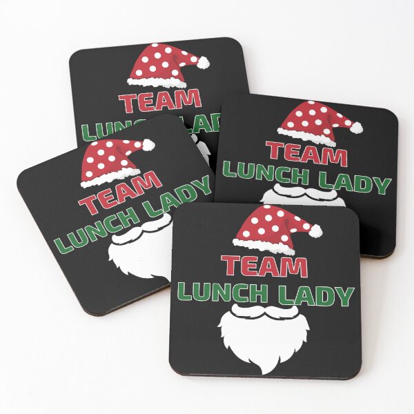 Item preview, Christmas Lunch Lady team funny Santa for women designed and sold by Sasikharn.