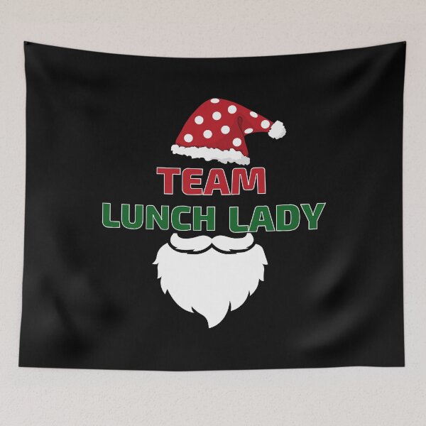 Item preview, Christmas Lunch Lady team funny Santa for women designed and sold by Sasikharn.