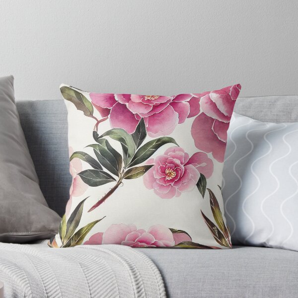 Item preview, Camellia Floral Print designed and sold by ThePurpleMelon.