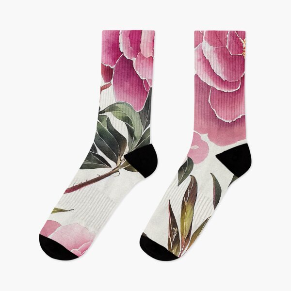 Item preview, Camellia Floral Print designed and sold by ThePurpleMelon.