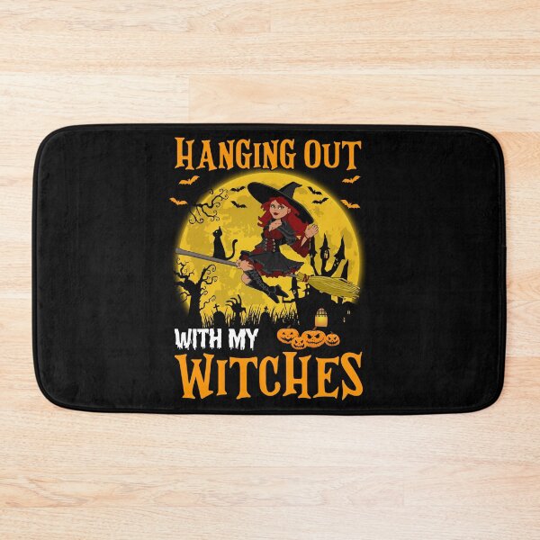 Item preview, Hanging Out With My Witches Black Cat Witch Halloween designed and sold by ElzaMathurinppi.