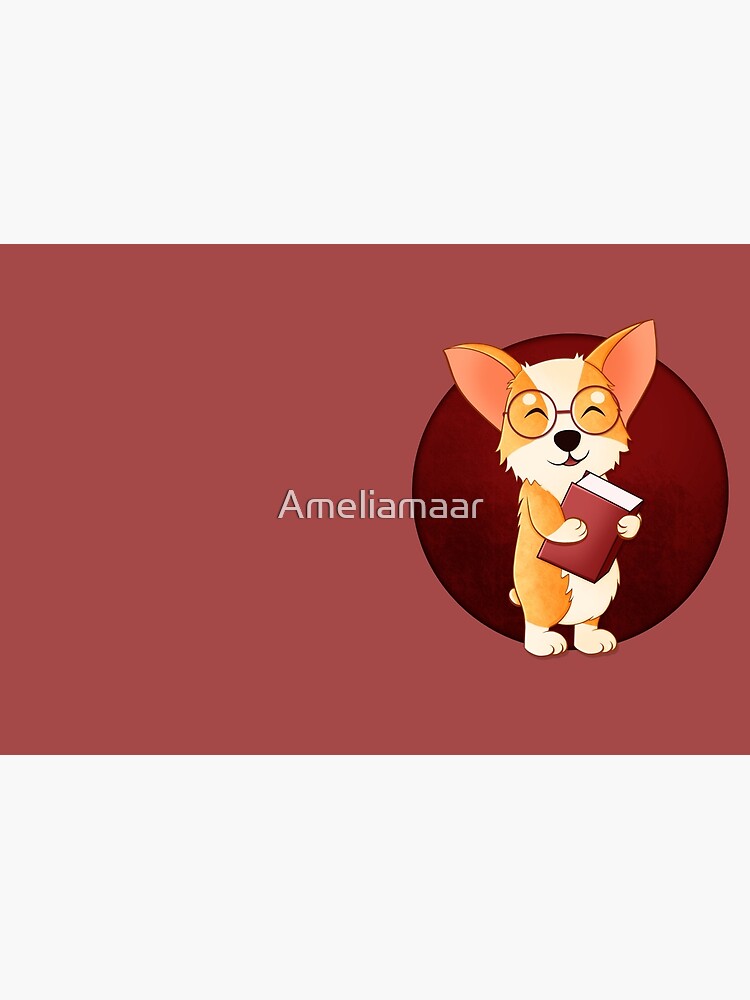 smart corgi by Ameliamaar