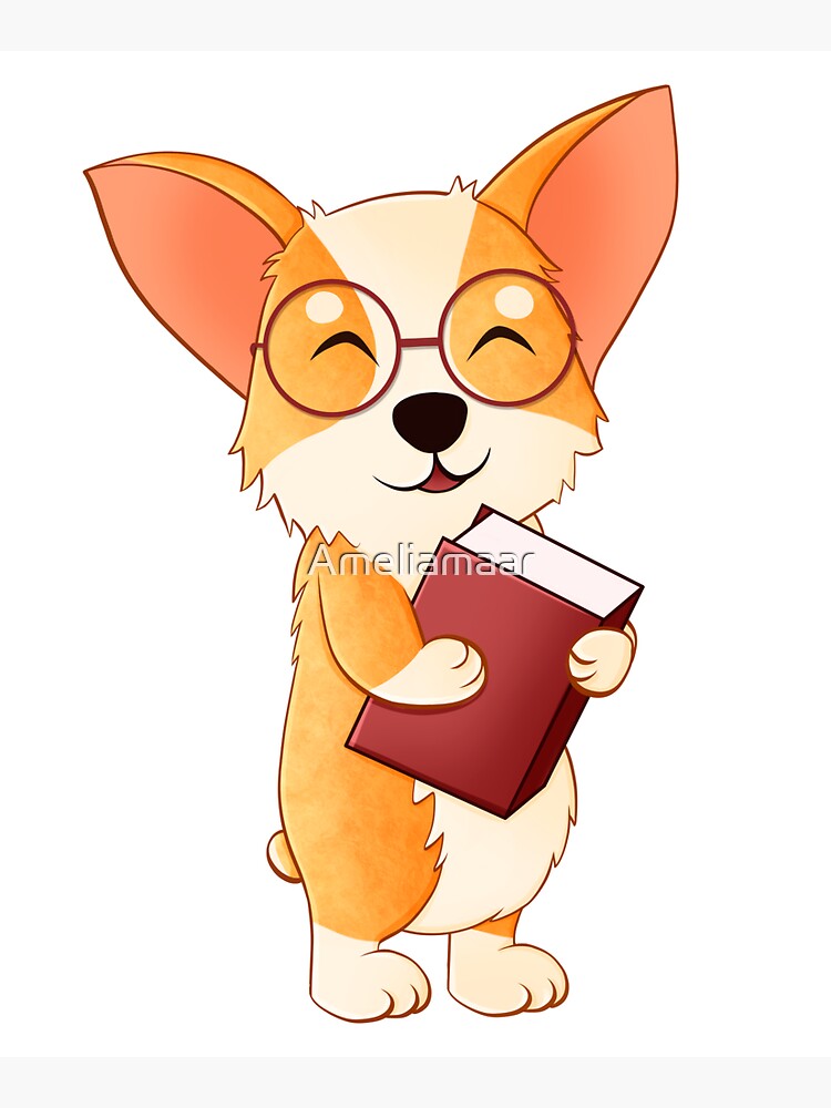 smart corgi by Ameliamaar