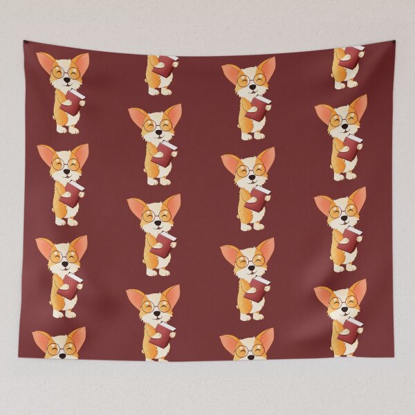 Item preview, smart corgi designed and sold by Ameliamaar.