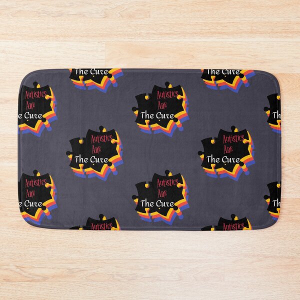 Item preview, Autistics Are the Cure for Society (Autism Anti Cure) • Multi Color Puzzle Piece designed and sold by GladBlackLamb.